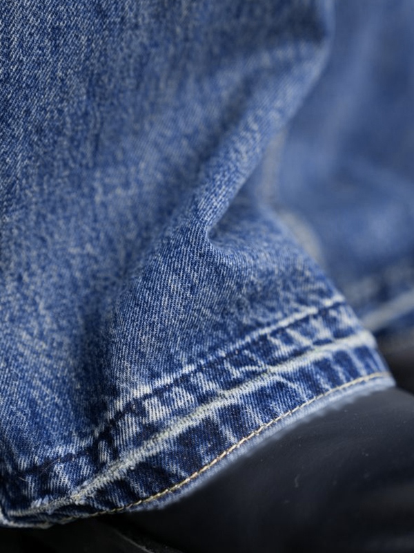 Men's Vintage Washed Flare Slim Jeans-4