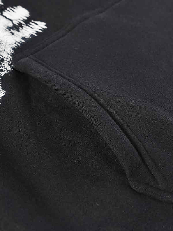 Men's Street Print Thicken Oversized Hoodie-4